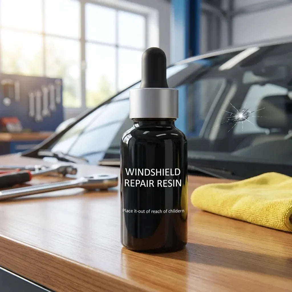 ✨ Fix Windshield Cracks in Minutes | Premium Glass Repair Kit (Pack of 2)