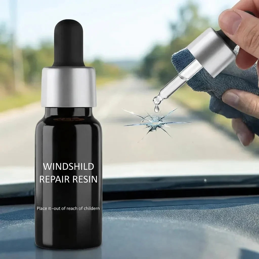 ✨ Fix Windshield Cracks in Minutes | Premium Glass Repair Kit (Pack of 2)